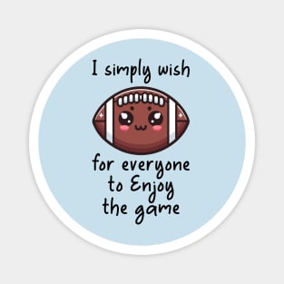 Cute American Football Magnet